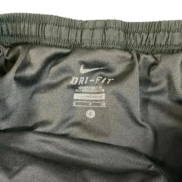 Nike Dri-Fit Running Shorts Women's Size S Built in Undershorts Drawstring Black - Picture 3 of 8
